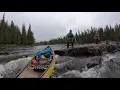 Met een kano op de Missinaibi-rivier varen