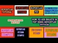 REPORTLAB REPORTLAB PYTHON TUTORIAL How To Add Bullets In Pdf Using Reprtlab Python PART 25
