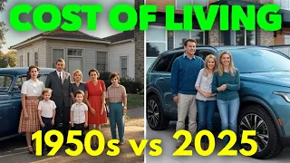 COST OF LIVING in the 1950 s vs 2025