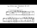 Debussy - La fille aux cheveux de lin (Audio+Sheet) [Cziffra]