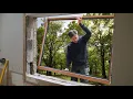 Making and fitting a picture frame window