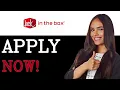 How To Apply For A Job At Jack In The Box 2025