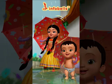पानी बरसा छम छम छम - Pani Barsa Chham Chham Chham | Hindi Rhymes for Kids | Infobells #hindirhymes