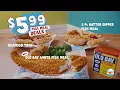 5 99 Full Meals Deal - Featuring New Old Bay White Fish