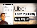 How to Delete Trip History in Uber