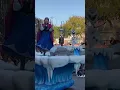 The Frozen Float in A Christmas Fantasy Parade