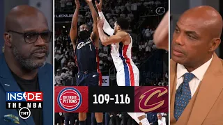 Inside the NBA | "NBA owes James Harden an apology!" - Shaq on Cavaliers beat Pistons 116-119 Game 3