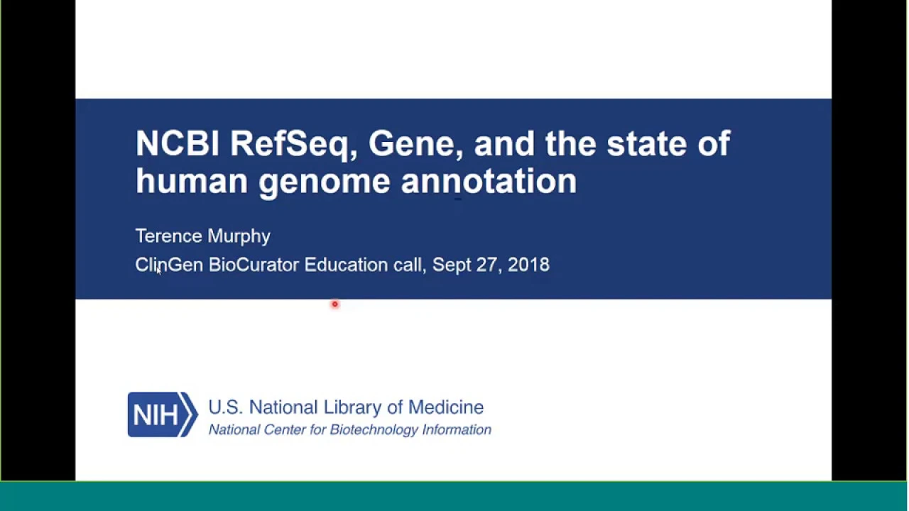 RefSeq and NCBI Gene