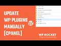 How to Update WordPress Plugins Manually WP-Rocket