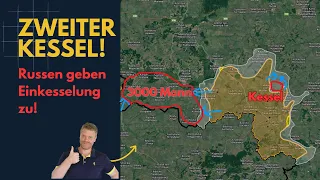 Eingekesselt in Kursk: Russen gestehen Kessel ein!