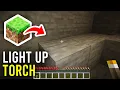 How To Light Up Torch In Hand In Minecraft - Full Guide