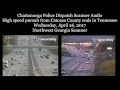 Scanner High speed pursuit from Catoosa County Georgia ends on I-75 in Tennessee