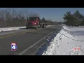 Parts of 58 Highway still covered with snow days after winter storm
