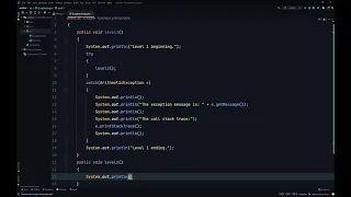 Java Exception Propagation-printStackTrace-getMessage