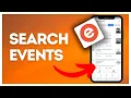 How to search events on Eventbrite