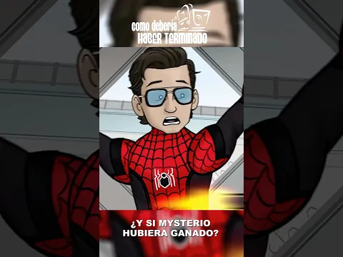 ¿Y si Mysterio hubiera Ganado?  #hisheenespanol #spiderman #spidermanlejosdecasa #Mysterio