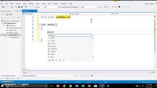 C Programming Using Visual Studio NET 2017