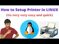 Linux Printer Driver Install Setup printer in Ubuntu Printing with CUPS and Gutenprint in Laptop
