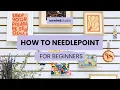 How to Needlepoint for Beginners - Step By Step Easy Guide