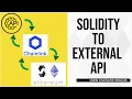 Connect any API to your smart contract using ChainLink