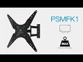How to Install PERLESMITH PSMFK1 Full-Motion Corner TV Mount