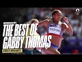 One of the fastest female sprinters in history Gabby Thomas at Athlete Highlights