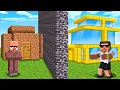 Lagu Carry vs Doorbin Upgrade the House Battle in Minecraft !