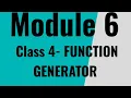 Junior Instructor Mechanic Consumer Electronic Appliances class 4 module 6 Function generator