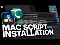 DaVinci Resolve Mac Tekito Script Installation