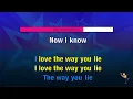 Download Lagu Love The Way You Lie - Eminem \u0026 Rihanna (KARAOKE)