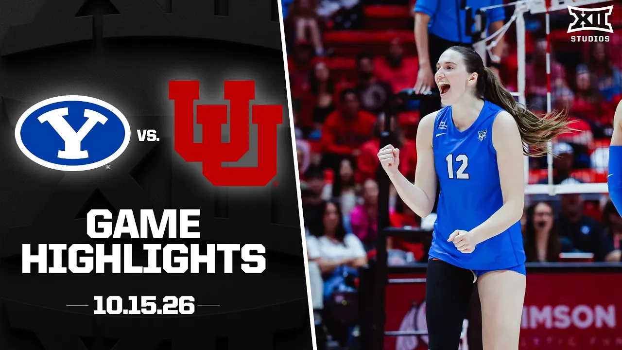 BYU vs. Utah Highlights (10.15.26) | 2026 Big 12 Volleyball