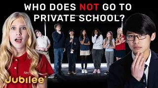 Download 5 Private School Students vs 2 Secret Public Schoolers | Odd One Out MP3