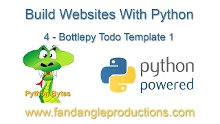 Python Web Frameworks 4 Bottle Todo Templates 1
