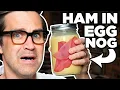 Leaving Weird Things In Eggnog For A Month Experiment
