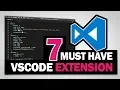 7 MUST HAVE VSCode Extensions for Web Developers