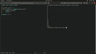 Intro to Python chapter 2 1 Building a timer