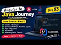 Angular to Java Day 03 - Java Basics Beginner Programs Explained From Angular to Java