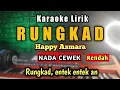 Download Lagu RUNGKAD Karaoke Nada Cewek (nada rendah) - Happy Asmara - Rungkad - Vicky Prasetio
