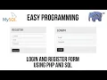 How to make a PHP Login System Part 1 HTML PHP SQL BOOTSTRAP