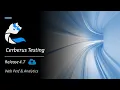 Cerberus Testing Release 4 7 - Webperf and Web Analytics