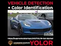YOLOR Object Detection and Color Identification