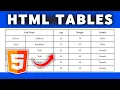 Learn HTML Tables in 6 Minutes