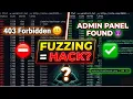I Found Hidden Files Admin Panels Bugs Using FUZZING Beginner Pro Guide