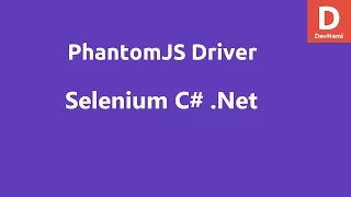 Selenium C PhantomJS Driver