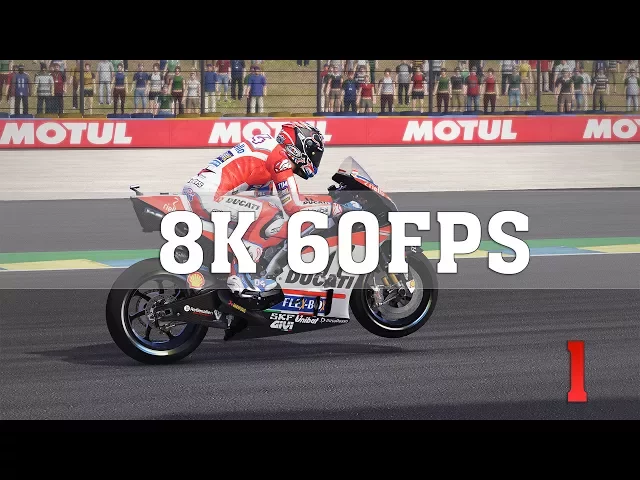 MotoGP 17 8K PC Gameplay - No. 1 | TRUE 8K (7680x4320) | Titan Xp 4 Way SLI | ThirtyIR