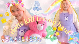 dolls kill x care bears plus size try on haul
