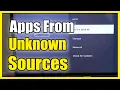How to Fix Apps from Unknown Sources Not Showing Up on Fire TV Stick Easy Method