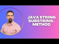 Java String substring Method - Extract Parts of a String