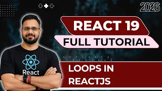 React 19 Tutorial in Hindi - Loops in ReactJS
