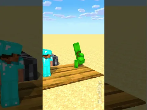HELP JJ Mikey do bedrock Pushups - Maizen Minecraft Animation #maizen #minecraft